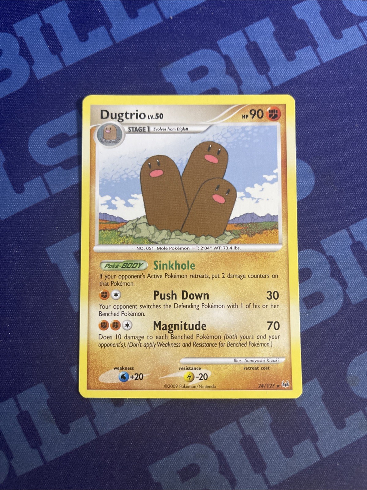 Pokemon Dugtrio 24/127 Platinum LP