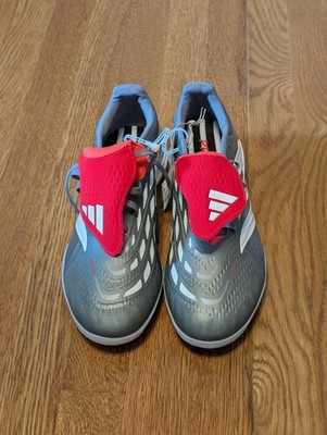 Adidas Predator Pro FT TF Mens 10.5 Soccer Turf Cleats Iron Metallic w/o Box