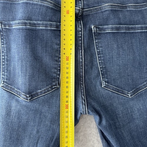 Agolde Jeans Sz 26 High Rise Cropped Straight Leg Blue Dark Denim Country - Picture 7 of 12
