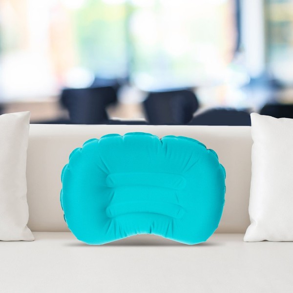 Almohada Inflable Exterior Ligera Camping Almohada Oficina Descanso Herramienta