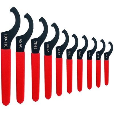 Socpuro 10Pcs Coilover Spanner Wrench Set, Universal Shock Spanner Hook Wrenc...