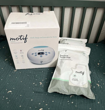 Motif Luna Double Electric Breast Pump Battery Backflow 24mm  Storage Bags