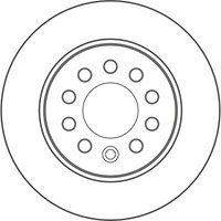 2X TRW Bremsscheibe Voll Ø300Mm FüR VW Multivan T7 STM STN