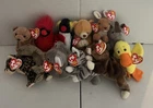 Lot of 12 Different Vintage Beanie Babies With Tags