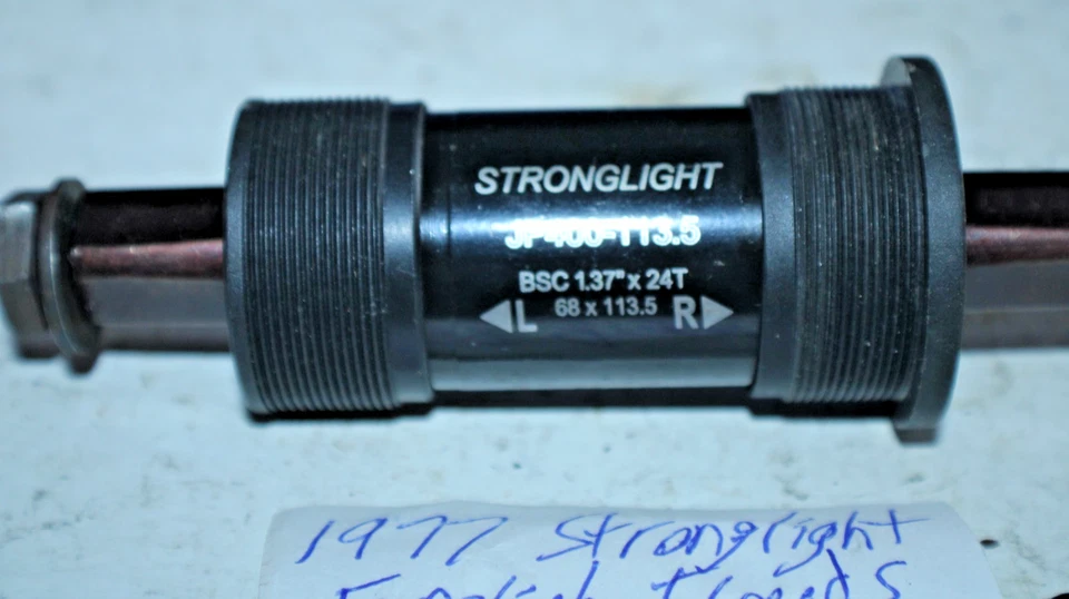 Внутренний резьбовой нижний кронштейн Stronglight JP400-113.5 68X113.5 BSC 1,37 дюйма X24T! - Изображение 2 из 4