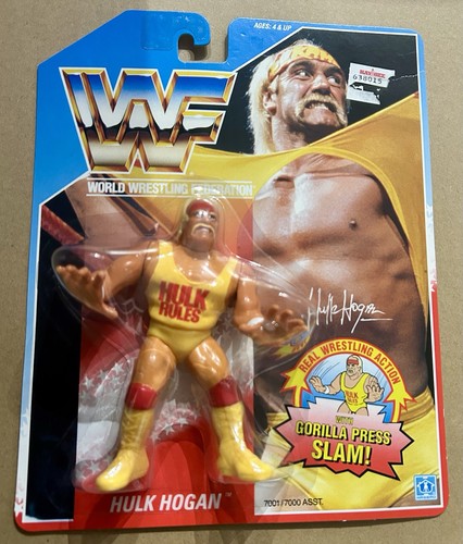 WWF Hasbro Series 1 Hulk Hogan American Card MOC...