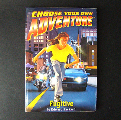 Choose Your Own Adventure #182 Fugitive By R.A. Montgomery 1998 1st Ed CYOA