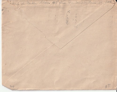 1947 France Cover Envelope With Postage Stamps To USA Slogan Cancel - Picture 2 of 2