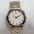 Minty Vintage 1999 Seiko V701-1771 Two Tone Men’s Dress Watch-New Battery
