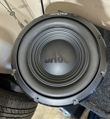 Alpine W12S4 12in Car Subwoofer Single Voice Coil 4 Ohm 250W RMS