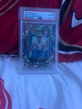Jacob Harris Zebra rookie die cut PSA 10 select! club level!