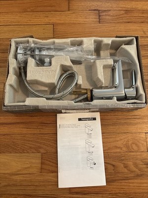 hansgrohe 71700001 Talis E3 80 1.2 GPM Single Hole Bathroom Faucet - Chrome