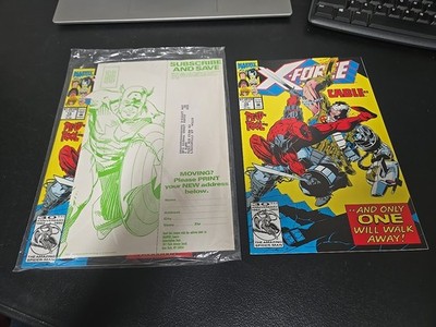 X-FORCE #15 SEALED SUBSCRIPTION  PLUS EXTRA COPY DEADPOOL VS CABLE