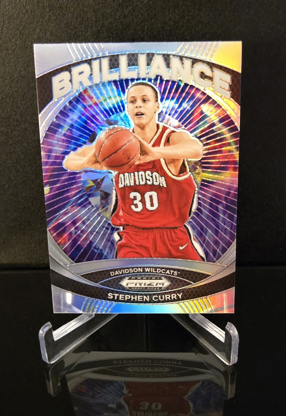 STEPHEN CURRY 🔥 SP 2024-25 Panini Prizm Draft Picks Brilliance Silver Refractor