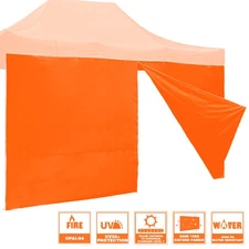 InstaHibit 1 Pack Side Wall for 10x15 Ft EZ Pop Up Canopy Tent UV50+ Zipper Pool