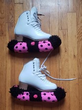 Jackson Evo White Figure skates 4R Mark IV Blades FS2020 Ultima Very Good