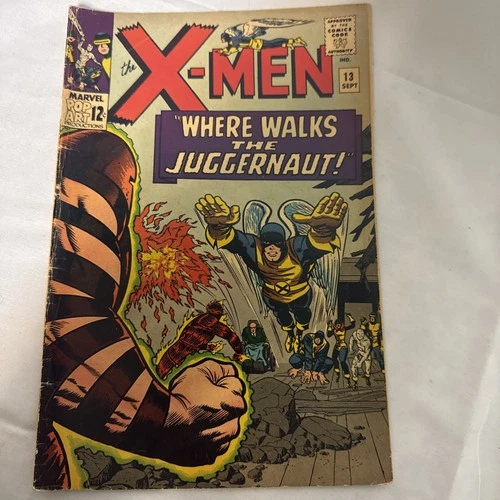 1965 Vintage Marvel Comic Book: X-Men #13 2nd Appearance Juggernaut
