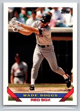 1993 Topps Wade Boggs #390 Boston Red Sox HOF Third Base Baseball Card
