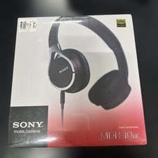 Sony MDR-10RC/B Headphones Foldable Includes remote control and microphone  