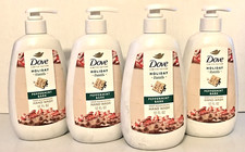 Dove Peppermint Bark hand wash soap 12 oz Pump LIMITED EDITION HOLIDAY TREATS X4