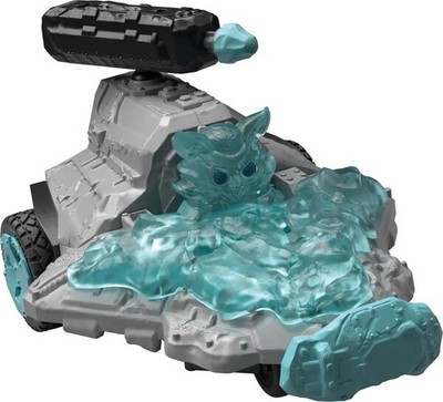 Schleich Eldrador Düsenjet Fahrzeug mit Mini Cretaure Eis blau 42664