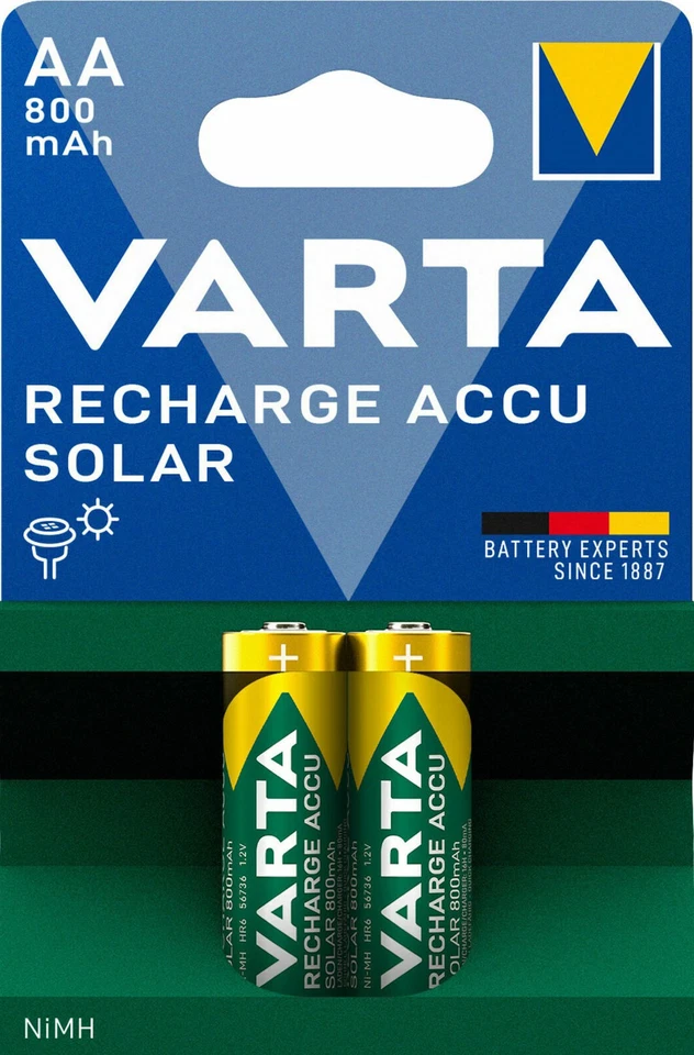 Varta Conf.2 Stylet NiMH Solar 800mah