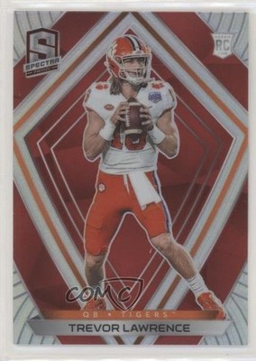 2021 Chronicles Draft Picks Spectra Red /149 Trevor Lawrence #279 Rookie RC 0j6t