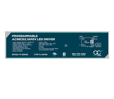 98 Watt Wond-R Wand Constant Current Programmable LED Driver