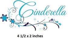 Cinderella Disney Princess Decal Wall Art Decor Peel and Stick Wallpaper Sticker