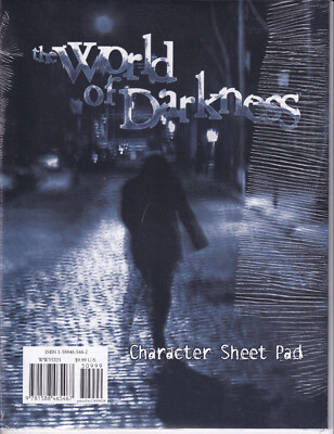 Character Sheet Pad - World of Darkness (sealed)