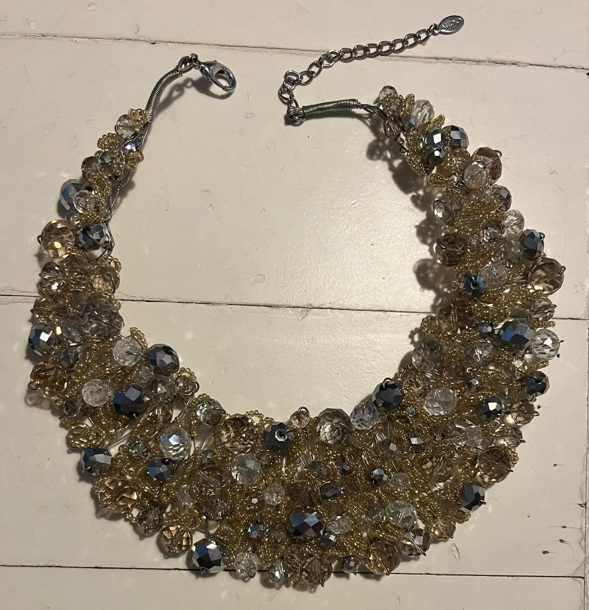 Aldo beaded collar necklace sale