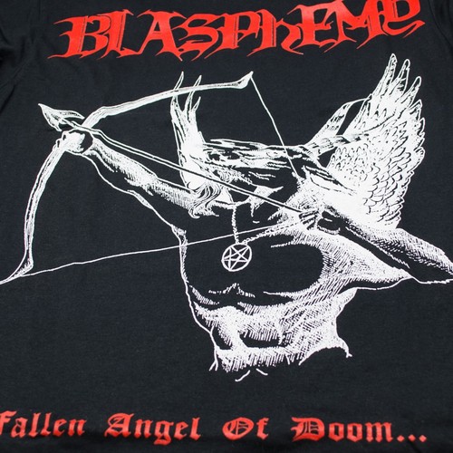 Blasphemy T-Shirt "Fallen Angel of Doom" (1990). Black Death Metal. War Metal. - Picture 7 of 10