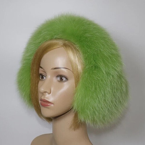 Real Fox Farm Fur Earmuffs Winter Women Plush Soft Comfortable Scarves Ears Muff - Bild 24 von 26