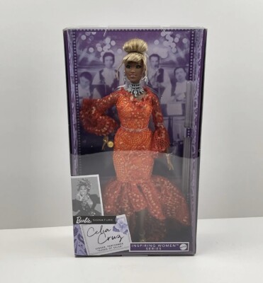 2023 Mattel Barbie Salsa CELIA CRUZ Red Dress INSPIRING WOMEN DOLL NEW IN HAND