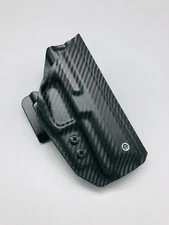 M&P Full Size .45 Black Carbon Kydex Oustide OWB Holster w/ Speed Clips USA Made