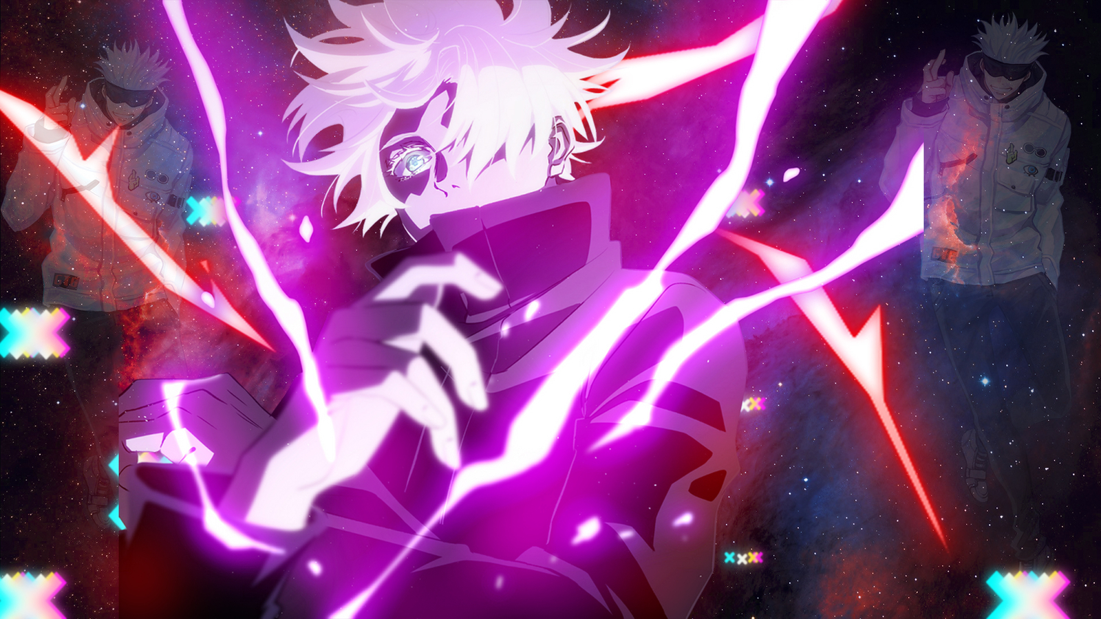 Anime satoru gojo jujutsu kaisen CCG Gaming Mat Desk
