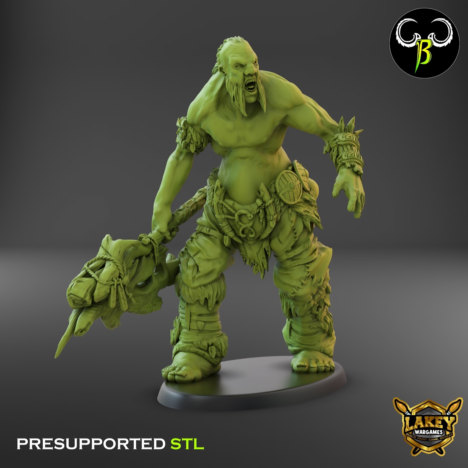 Peak Wanderer (C) | Giant | 3D Printed Miniature | Clay Beast Creation |