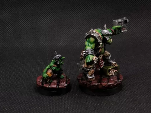 Games Workshop Warhammer Commemorative Series Orks Gorzag Gitstompa And Nikkit 