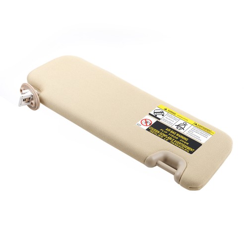 Beige Left Driver Side Sun Visor Sunvisor For Toyota Highlander 74320-0E074-A0 - Picture 9 of 12