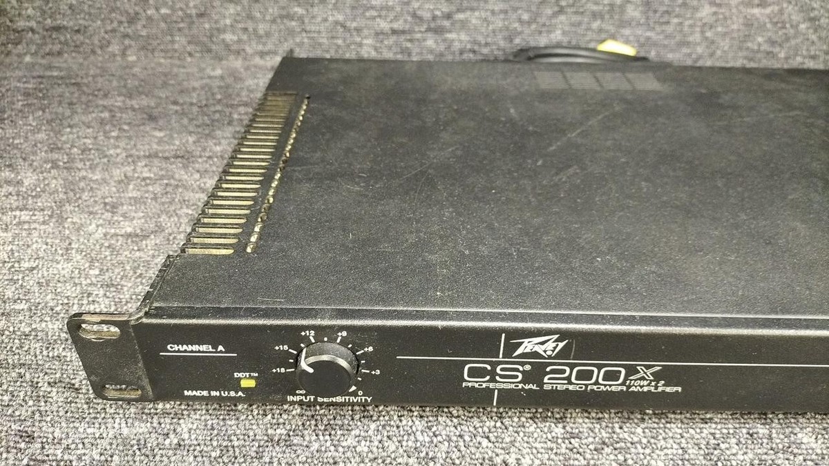 動作OK◎ PEAVEY CS200X ステレオパワーアンプ ピーヴィー 動作OK◎ PEAVEY CS200X ステレオパワーアンプ ピーヴィー Yahoo