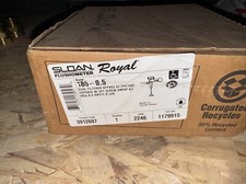Sloan ROYAL 186-0.5 DUAL FILTERED BYPASS DIAPHRAGM EXPOSED W/SET SCREW, NISB FS!