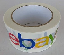4 Rolls eBay Branded BOPP Packaging Tape 75 Yards 2" Wide 2 mil Thick - NEW