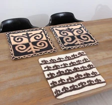 Felt Pillow Cover SET of 3 pcs 16.73" x 17.13" Brand New Fast Shipment 08432