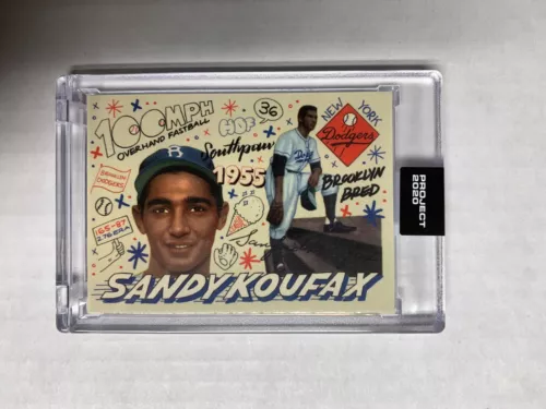 Sandy Koufax 2020 Topps Project 2020 Brooklyn Dodgers by SOPHIA CHANG #204