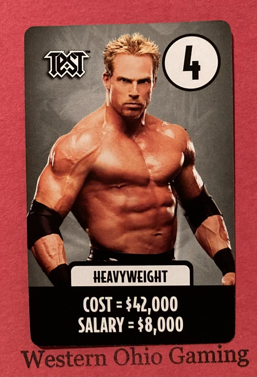 2007 WWE Test Heavyweight Card USED 3rd Edition DVD Board 2007 WWE Test Heavyweight Card USED 3rd Edition DVD Board