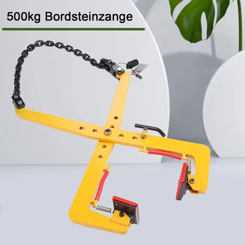 500KG Versetzzange Bordsteinversetzzange Bordsteinzange Hebezange Bordstein - Bild 1 von 13