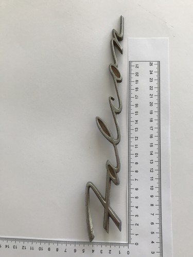 FALCON Badge, Genuine FORD, XK? Tailgate? Fordomatic Deluxe? Script. Genuine. - Picture 4 of 6