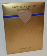 Victoria's Secret SMALL GLAMOUR SHEERS LACE TOP Stayups Thigh-High Stockings VS0
