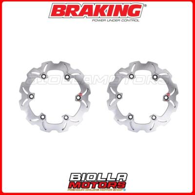 SATZ BREMSSCHEIBEN VORNE BRAKING HONDA VF F 500 1985 - [FESTE WAVE] 2xHO21FID
