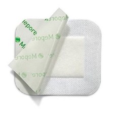 Mepore Adhesive Dressings 7x8cm box of 55 NEW